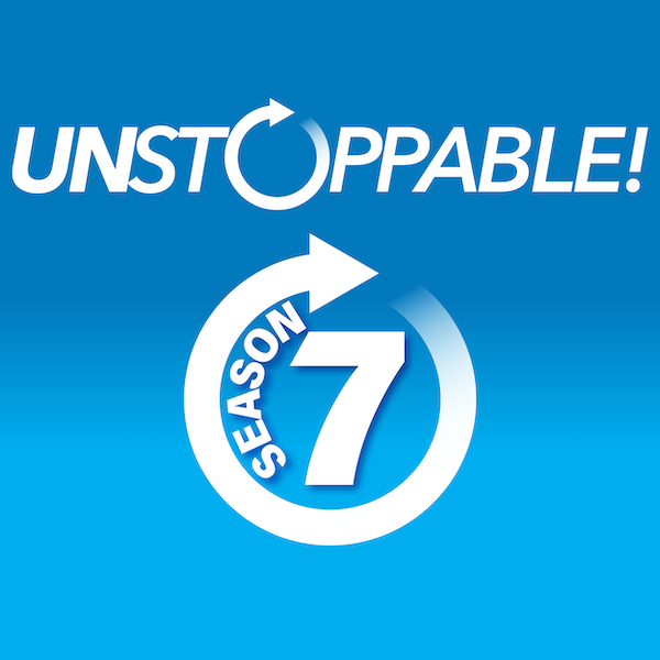 Unstoppable logo design Royalty Free Vector Image, unstoppable