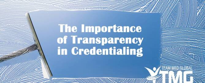 transparency in credentialing